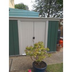 Metal garden shed 8 ft x 4ft approx