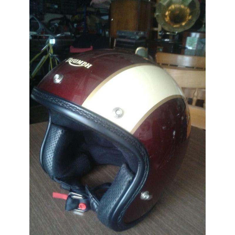 triumph classic motorcycle helmet