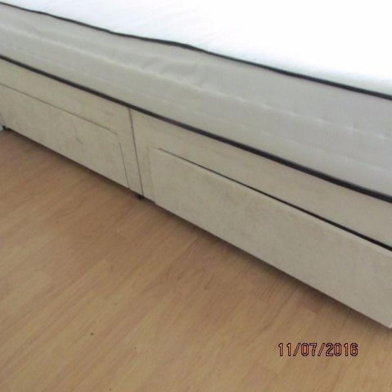 Double bed & mattress