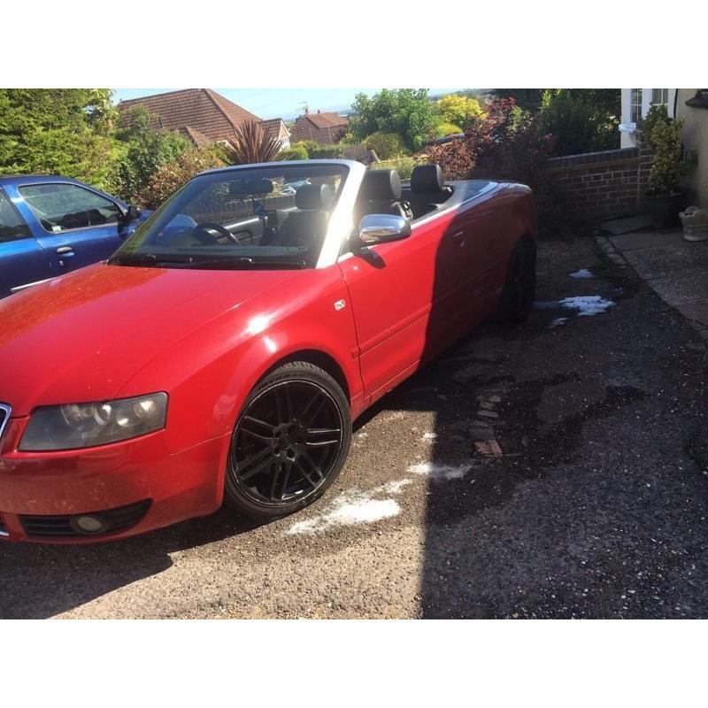 Audi A4 sport 2.4 convertible (52) May swap px read add