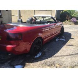 Audi A4 sport 2.4 convertible (52) May swap px read add