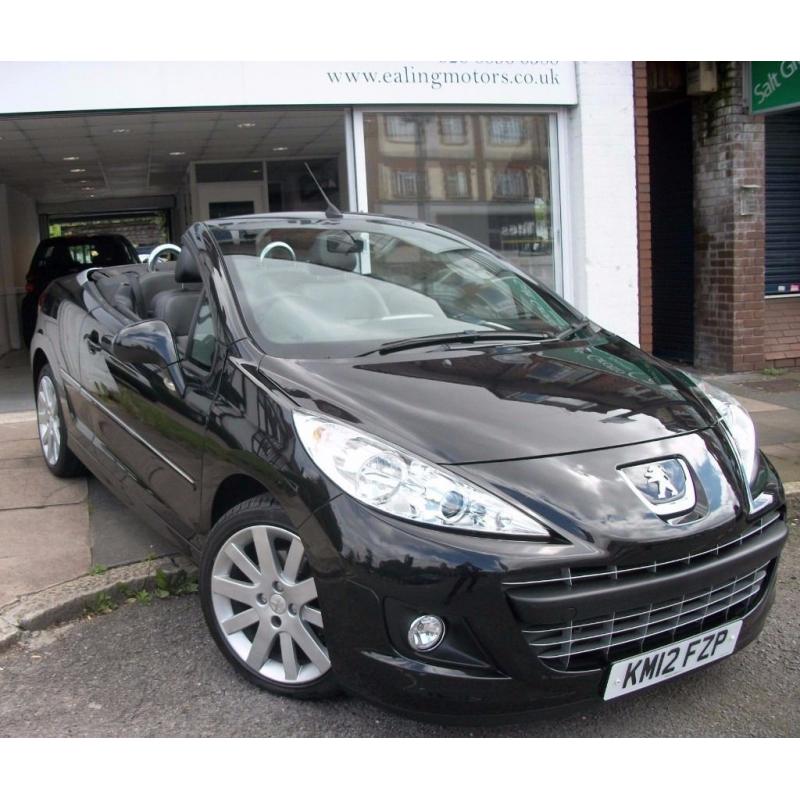 2012 PEUGEOT 207 CC AUTOMATIC,CONVERTIBLE,VERY LOW MILES,FULL LEATHER,FULL HISTORY,SENSORS,AC,CD,...