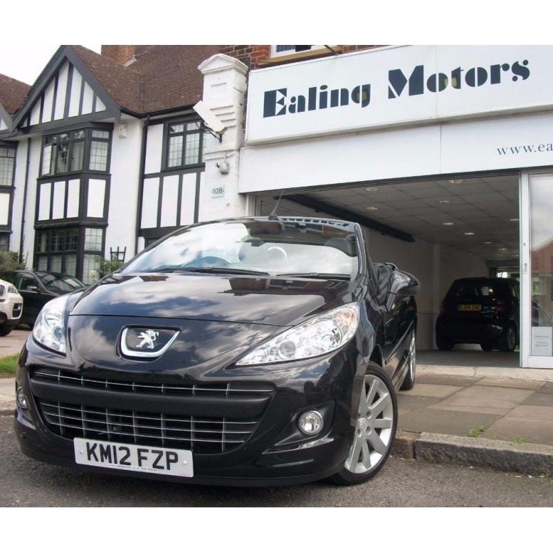 2012 PEUGEOT 207 CC AUTOMATIC,CONVERTIBLE,VERY LOW MILES,FULL LEATHER,FULL HISTORY,SENSORS,AC,CD,...
